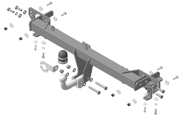 Фаркоп Мотодор для Chery Tiggo 8 I (2018-)