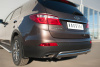 Фото Защита заднего бампера d75х42 (дуга) HYUNDAI SANTA FE GRAND 2014-2015