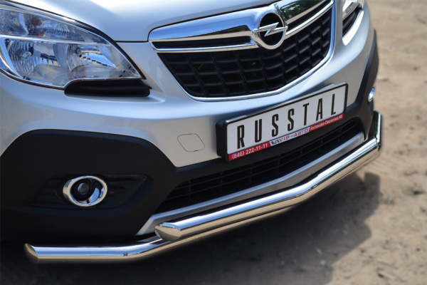 Фото Защита переднего бампера d63 (секции) d63 (секции) OPEL MOKKA 2013-