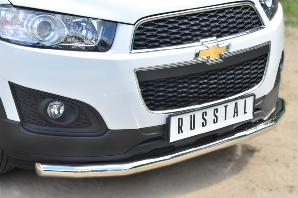 Фото Защита переднего бампера d63 (секции) CHEVROLET Captiva 2013-2016
