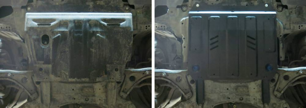 Фото Защита картера и КПП Автоброня для Geely MK V - 1,5 2008-