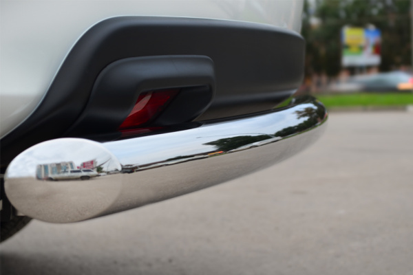 Фото Защита заднего бампера d76 (дуга) INFINITI JX35-QX60 2013-2016