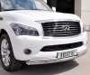 Защита переднего бампера d76/42 INFINITI QX 56 2010-2014