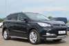 Фото Пороги труба d42 С листом (лист алюм., проф. нерж) (Вариант 1) FORD KUGA 2012-2015