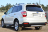 Фото Защита заднего бампера 75х42 (дуга) SUBARU Forester 2013-