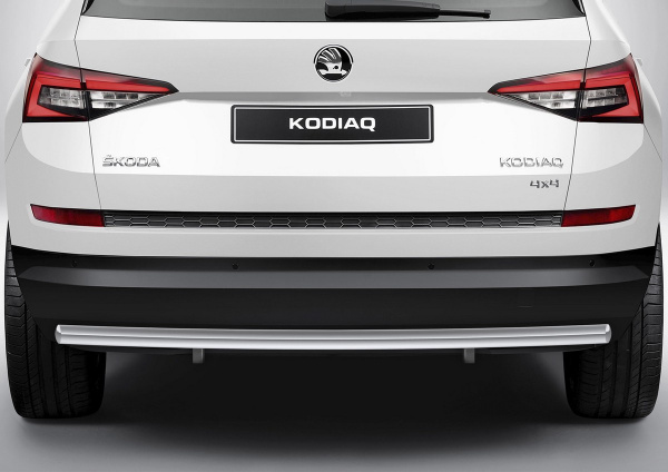Фото Защита заднего бампера d57 Skoda Kodiaq 2017-