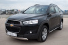 Фото Защита переднего бампера 75х42 овал CHEVROLET Captiva 2011-2013