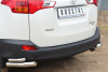 Защита заднего бампера уголки d63 (секции) d42(секции) TOYOTA RAV4 2013-2015