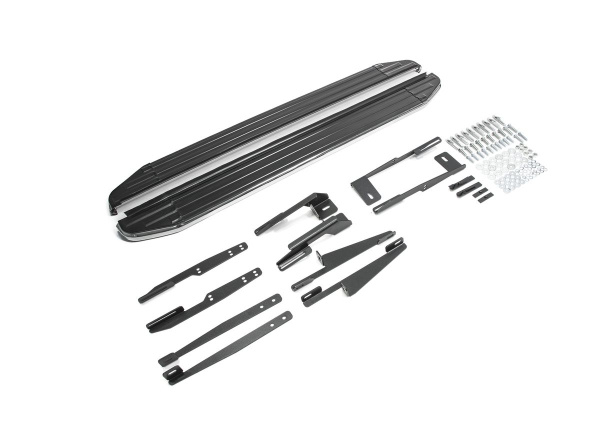 Фото Пороги алюминиевые Rival "Premium" для Lifan X50 2015-