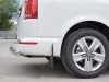 Фото Защита заднего бампера 75х42 дуга VOLKSWAGEN Caravella Transporter T6 2016 (длинная база)