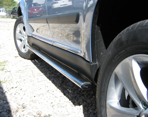 Фото Пороги труба овал d75*42 SKODA Yeti 2009-2012