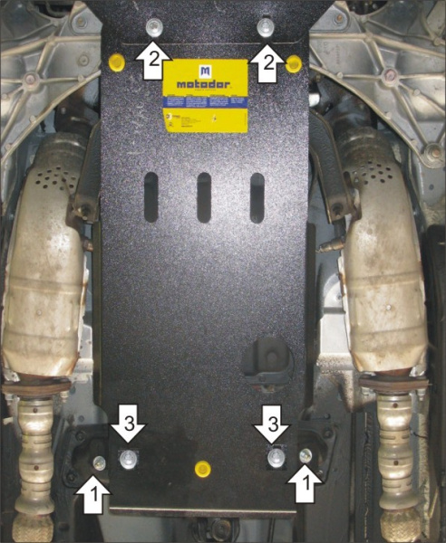 Фото Защита Motodor для кпп Infiniti G25 (2010 по наст.)