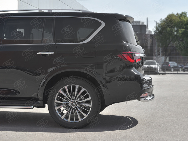 Фото Защита заднего бампера d76 дуга INFINITI QX80 2018-