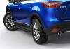 Фото Пороги алюминиевые Rival "Black" для Mazda CX-5 2011-2015-2017