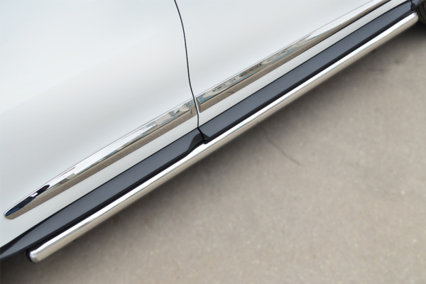 Фото Пороги труба d63 (вариант 3) INFINITI JX35-QX60 2013-2016
