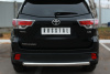 Фото Защита заднего бампера d63 (дуга) TOYOTA Highlander 2014-2016