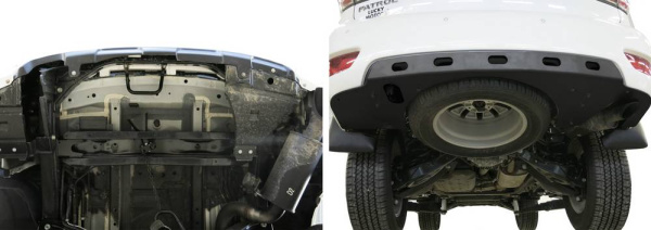 Фото Защита картера и КПП Автоброня для Nissan Note, V - 1,6 2004-2014