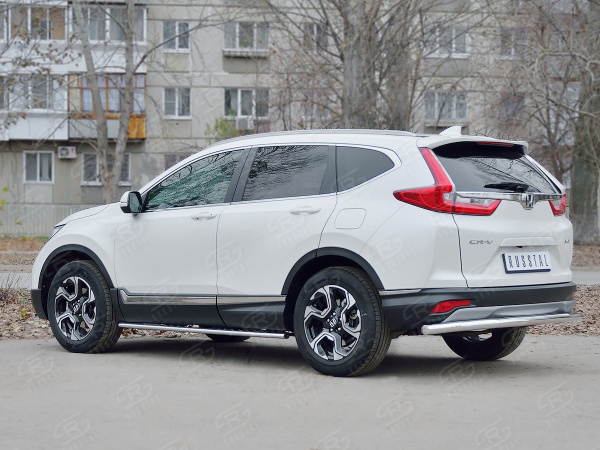 Фото Защита заднего бампера d63 секции HONDA CR-V 2017-