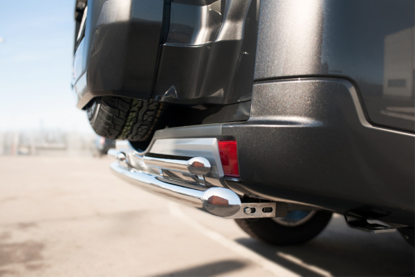 Фото Защита заднего бампера d63 (дуга) d42х2 (дуга) MITSUBISHI Pajero 4 2014-