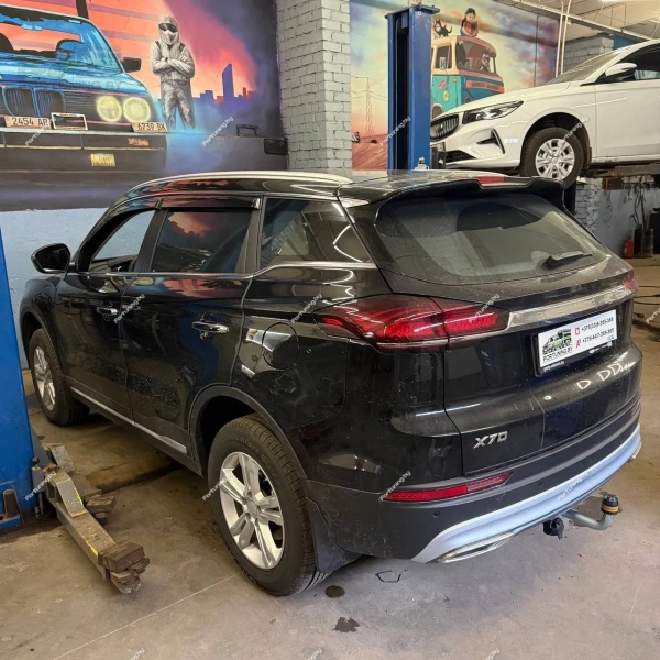 Фаркоп Motodor (Россия) для с оцинкованным шаром на Geely Atlas Pro I (2021-)