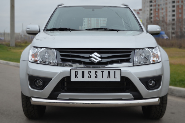 Фото Защита переднего бампера d76 (дуга) SUZUKI Grand Vitara 3дв. 2012-2016