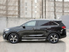 Пороги труба d76 с накладкой (вариант 2) KIA SORENTO PRIME CRDI 2015-2018