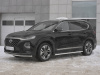 Фото Защита переднего бампера d42 секции HYUNDAI SANTA FE 2018-