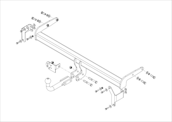 фото Фаркоп AvtoS для KIA Sportage IV «рестайлинг» (2018-2022)