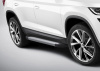 Фото Пороги алюминиевые Rival "Silver" для Skoda Kodiaq 2017-