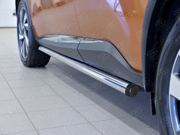 Фото Пороги труба d63 (вариант 2) NISSAN MURANO 2016
