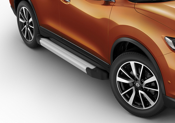 Фото Порог-площадка "Silver"  Nissan X-Trail 2013-2018-