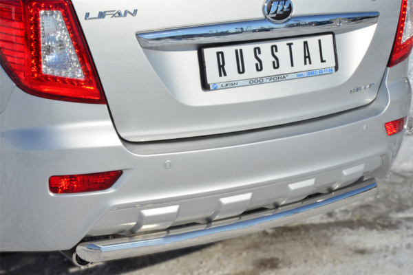 Фото Защита заднего бампера d63 (дуга) LIFAN X60 2011-2016