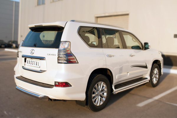 Фото Защита заднего бампера d76 (дуга) LEXUS GX 460 2014-