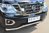 Фото Защита переднего бампера d63 (волна) NISSAN Patrol 2014-