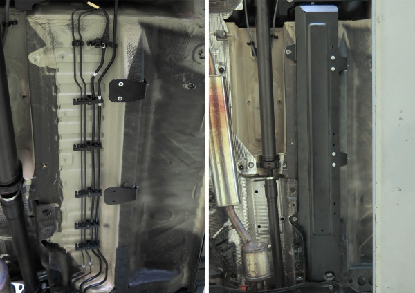 Фото Защита топливных трубок Автоброня для Renault Arkana 2019-