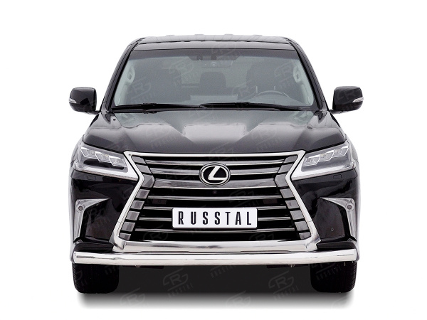 Фото Защита переднего бампера d76 секция LEXUS LX450d-LX570 2015 (кроме F-Sport)