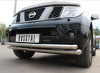 Фото Защита переднего бампера d76/63 (дуга) NISSAN Pathfinder 4 2004-2009