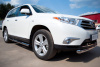 Фото Пороги труба d76 с накладками (вариант 2) TOYOTA Highlander 2010-2013