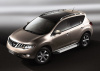 Пороги алюминиевые Rival "Silver" для Nissan Murano 2009-2016