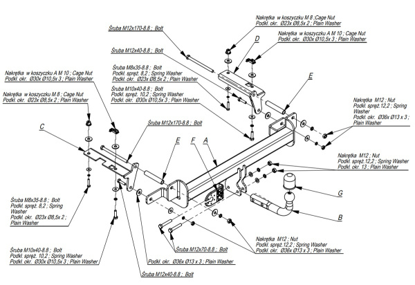 фото Фаркоп Imiola для Opel Zafira B 2005-2012