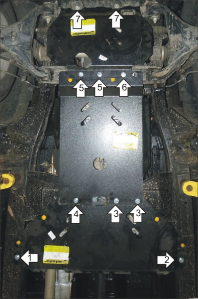 Фото Защита Мотодор для Ford Ranger 2011-