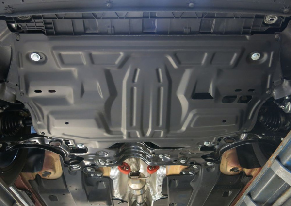 Фото Защита картера и КПП Автоброня для Seat Ibiza 2008-2014