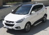 Пороги алюминиевые Rival "Silver" для Hyundai IX35 2010-2013-2015