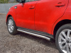 Фото Пороги труба d63 (вариант 2) KIA SOUL 2017-