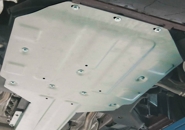 Фото Защита картера Rival для Jaguar F-Pace 2016-н.в., алюминий 4 мм, с крепежом, 333.2601.1