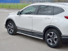 Фото Пороги труба 120х60 овал с проступью HONDA CR-V 2017-