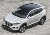 Пороги алюминиевые Rival "Premium-Black" для Hyundai Tucson 2015-