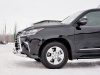 Фото Защита переднего бампера d63 секция-75х42 дуга LEXUS LX450d-LX570 2015 (кроме F-Sport)