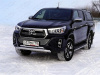 Защита передняя нижняя 76,1 мм для Toyota Hilux Exclusive 2018-