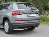 Фото Защита заднего бампера уголки d63 секции SKODA KODIAQ 2017-
